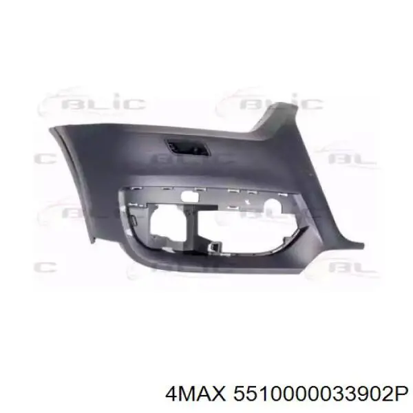 Бампер передній, права частина VAG 8U0807066AGRU ціна, від 52.47 USD