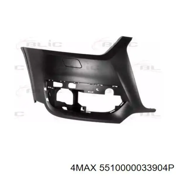 Бампер передній, права частина VAG 8U0807066GRU ціна, від 46.22 USD