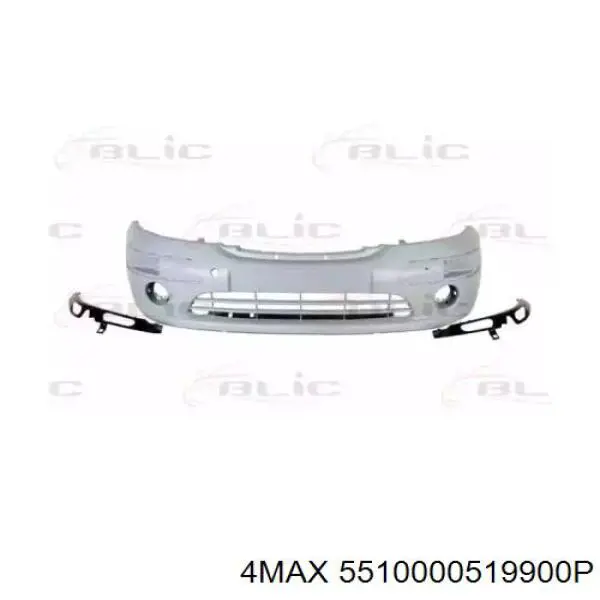 Передній бампер APCT0206T Amparts