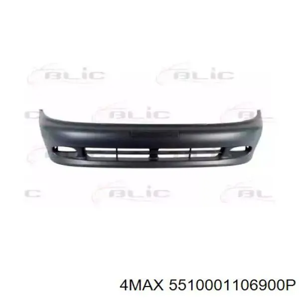 5510001106900P 4max Бампер передній в зборі