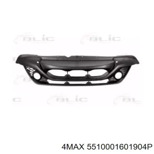 5510001601904P 4max Бампер передній, нижня частина