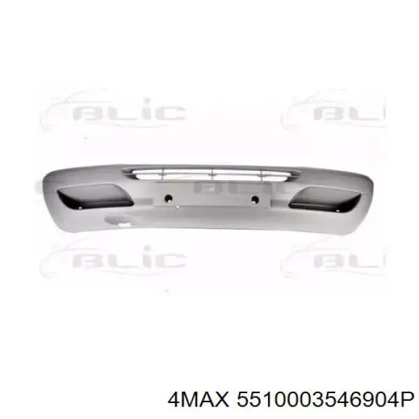 A9018800870 Mercedes Бампер передній в зборі
