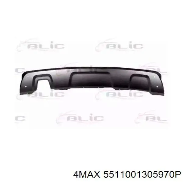Купити 850701407R Renault (RVI) Накладка бампера заднього