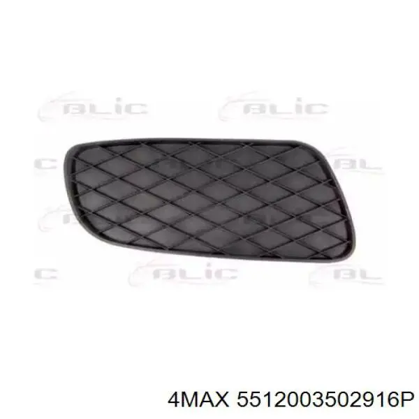 Заглушка протитуманки передньої правої 4max 5512003502916P ціна, від 13.00 USD