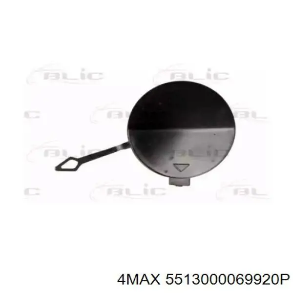 51117293869 BMW Заглушка бампера буксирувального гака, передня ліва