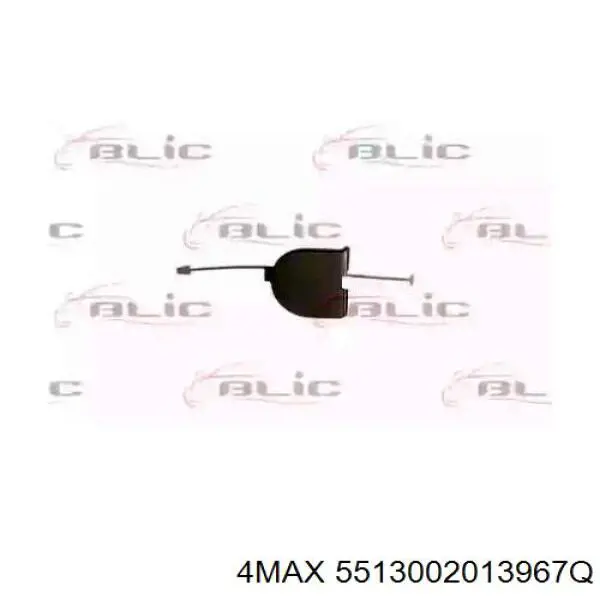 Купити 735455393 Fiat/Alfa/Lancia Заглушка бампера буксирувального гака, задня
