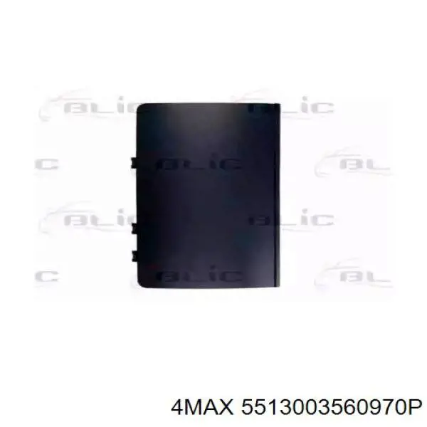 Заглушка бампера буксирувального гака, задня A1638800405 Mercedes