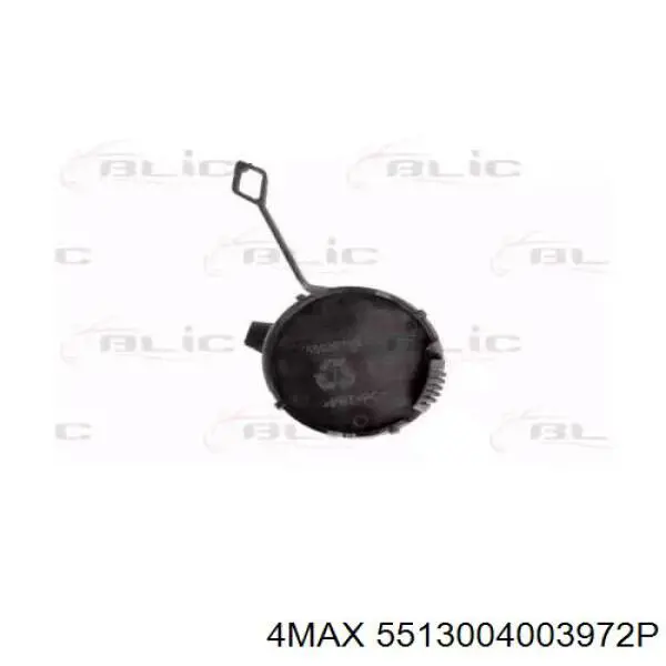 Заглушка бампера буксирувального гака, задня Polcar 51039610 ціна, від 12.99 USD