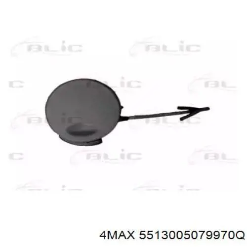 Заглушка бампера буксирувального гака, задня Opel 222037 ціна, від 13.70 USD