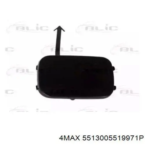 Купити 7414YS Peugeot/Citroen Заглушка бампера буксирувального гака, задня