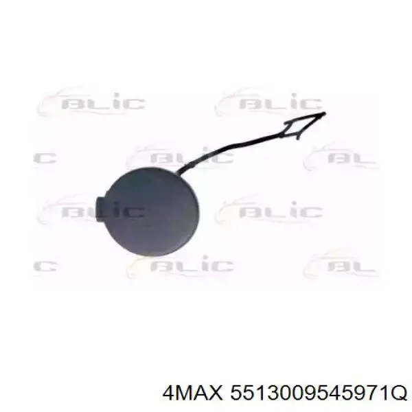 Купити 1T0807441CGRU VAG Заглушка бампера буксирувального гака, задня