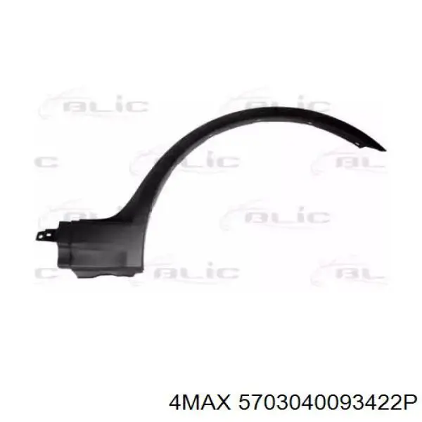 Молдинг передньої арки колеса, правий BMW 3405818 ціна, від 47.40 USD
