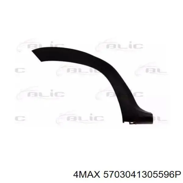Молдинг задньої арки крила, правий Renault (RVI) 984907050R ціна, від 20.16 USD
