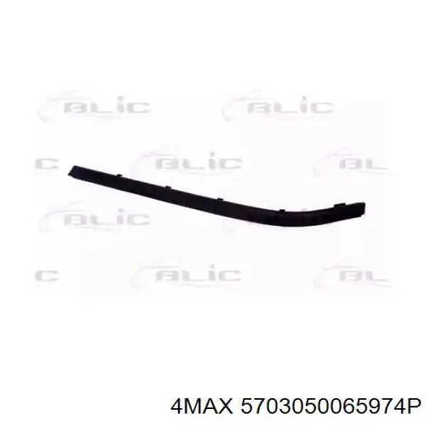 Молдинг заднього бампера, правий BMW 51128159378 ціна, від 9.97 USD