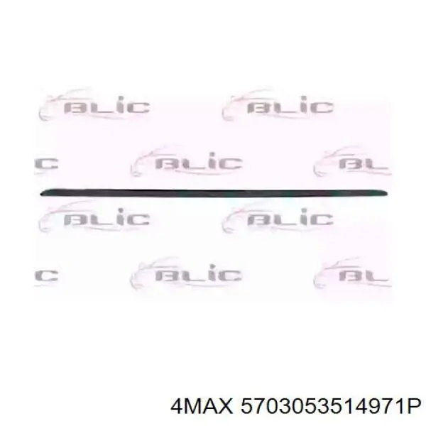 Купити A2218850321 Mercedes Молдинг заднього бампера, лівий