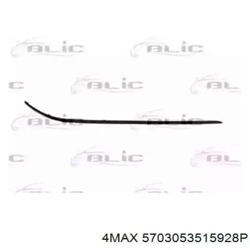 Купити A2038851821 Mercedes Молдинг переднього бампера, правий