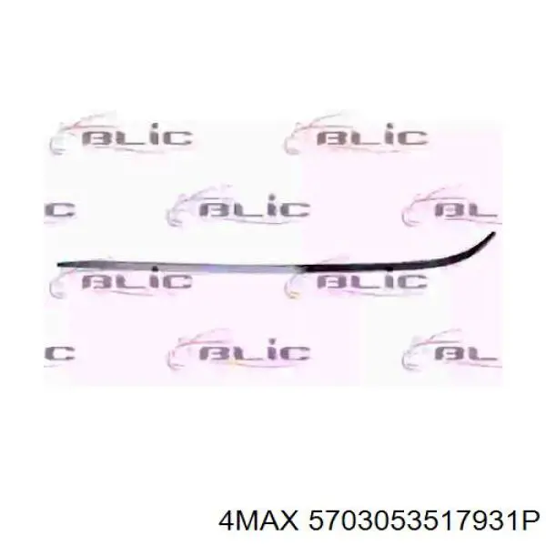 Молдинг переднього бампера, лівий Tempest 0350327921 ціна, від 12.60 USD