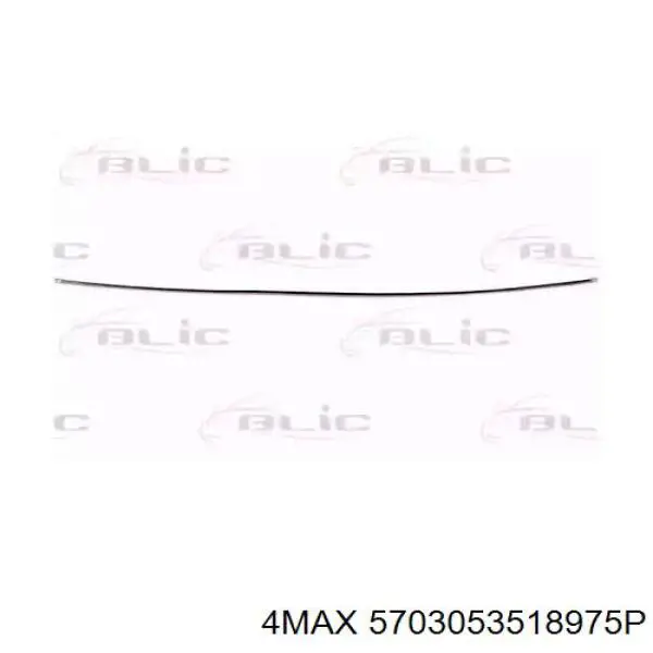 PBZ04097MAC Signeda Молдинг заднього бампера, центральний