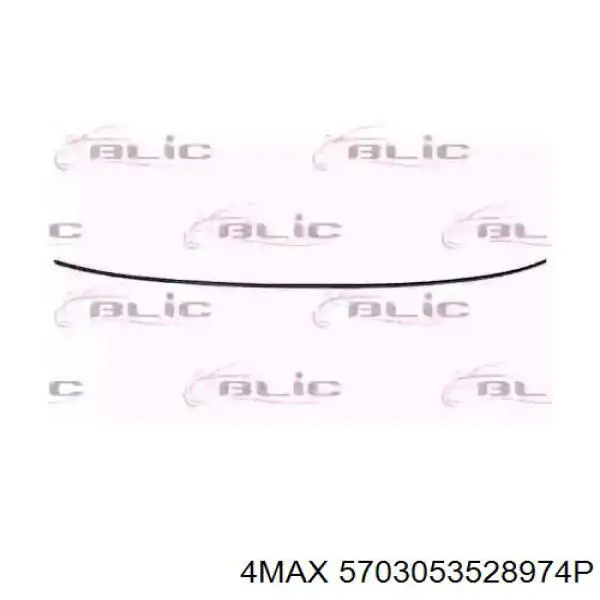 5703053528974P 4max Молдинг заднього бампера, центральний