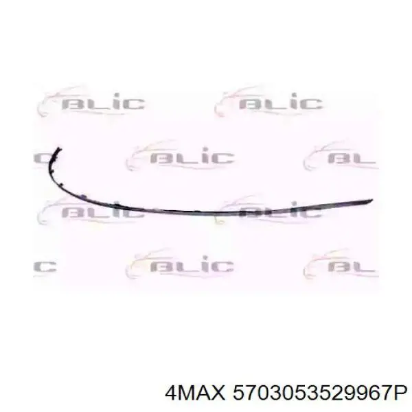 PBZ04079MAL Signeda Молдинг заднього бампера, лівий