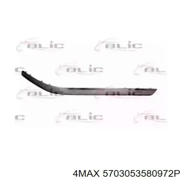 Купити 5703053580972P 4max Молдинг заднього бампера, правий