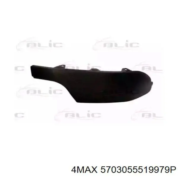 5703055519979P 4max Молдинг заднього бампера, лівий