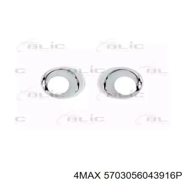 Ободок протитуманки Renault (RVI) 2615210221R ціна, від 30.99 USD