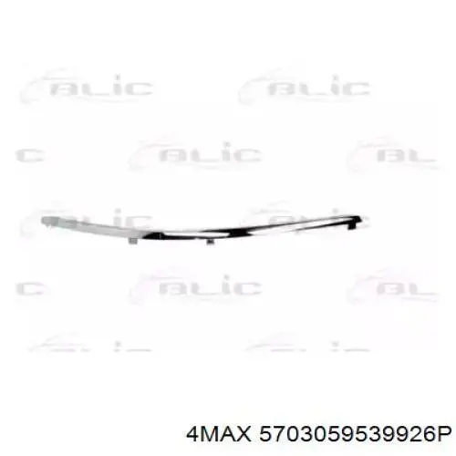 Купити 9549078 Polcar Молдинг переднього бампера, правий