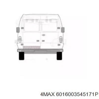 Двері задні 4max 6016003545171P ціна, від 24.99 USD