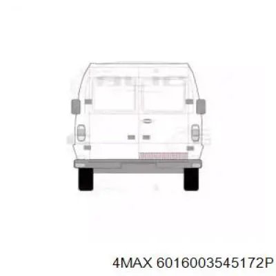 Двері задні, праві 4max 6016003545172P ціна, від 22.63 USD