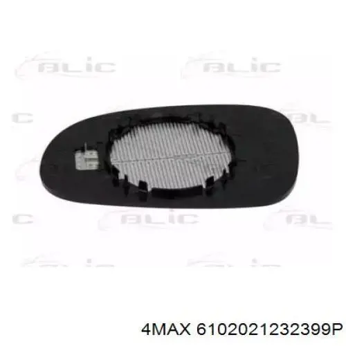 Скло дзеркала заднього виду, правого Depo/Loro/Abakus 2923G02 ціна, від 16.99 USD