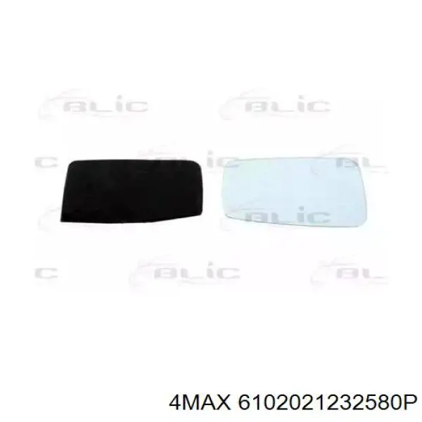 Дзеркальний елемент дзеркала заднього виду, лівого 0130064433 Tempest
