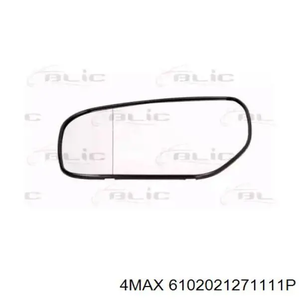 Купити 96365JY26A Renault (RVI) Дзеркальний елемент дзеркала заднього виду, лівого