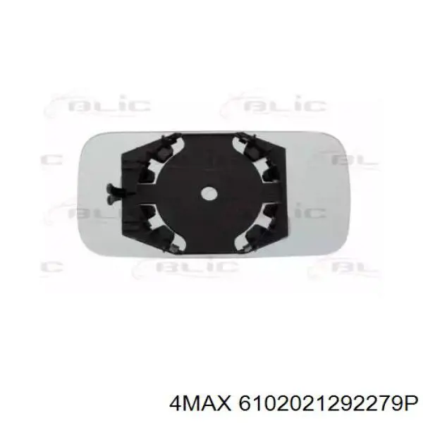 Дзеркальний елемент дзеркала заднього виду, правого 60810937 Fiat/Alfa/Lancia