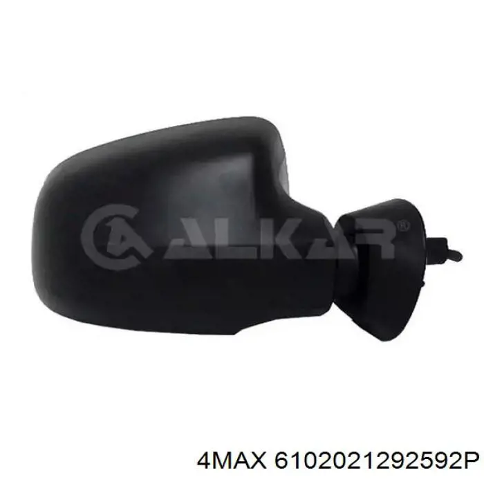 6102021292592P 4max Дзеркальний елемент правий