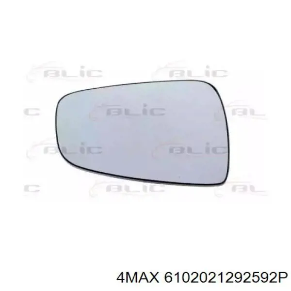 Дзеркальний елемент правого дзеркала заднього виду 4max 6102021292592P ціна, від 5.56 USD