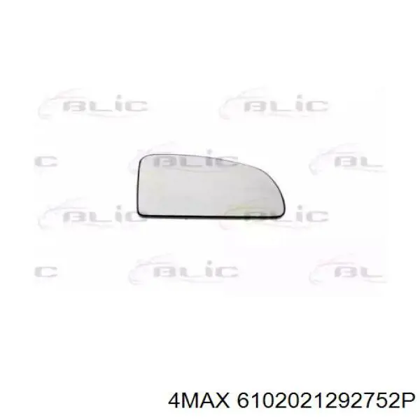 Скло дзеркала заднього виду, правого 4max 6102021292752P ціна, від 5.93 USD