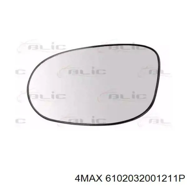 Дзеркальний елемент дзеркала заднього виду, лівого BS5117K741BA Ford