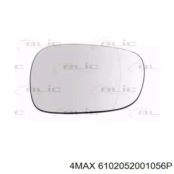 Дзеркальний елемент правого дзеркала заднього виду на BMW X1 (E84)