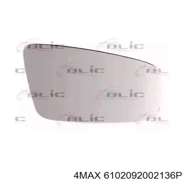Дзеркальний елемент правого дзеркала заднього виду 4max 6102092002136P ціна, від 39.42 USD