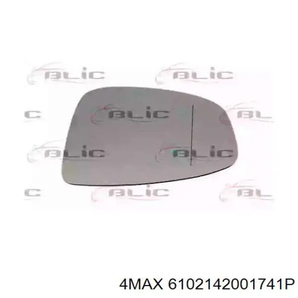 Скло дзеркала заднього виду, лівого FPS FP4428M12 ціна, від 22.97 USD