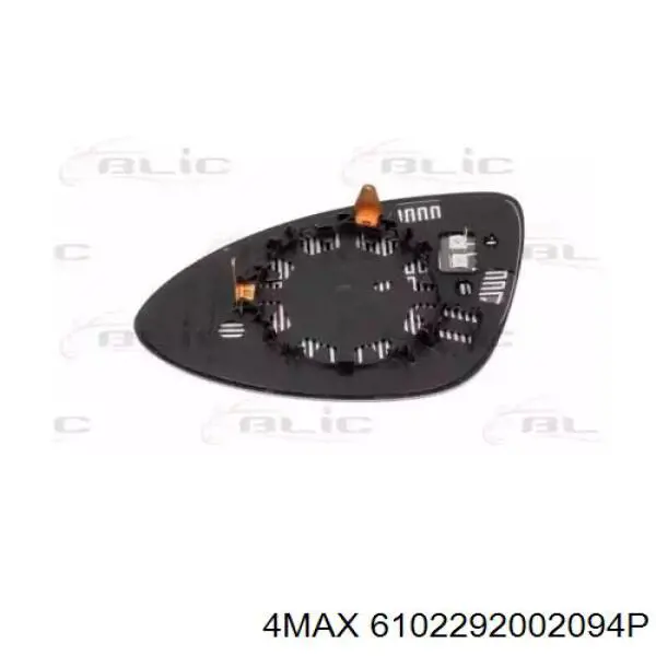 Купити 95873152200 Porsche Скло дзеркала заднього виду, правого