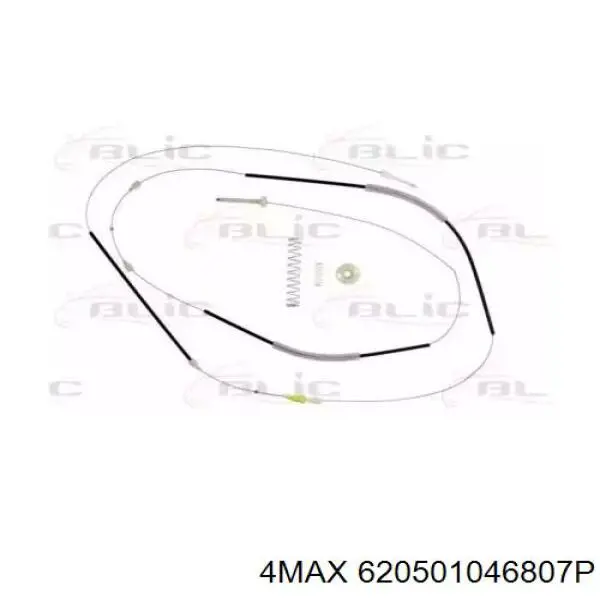 620501046807P 4max Ремкомплект механізму склопідіймача передніх дверей