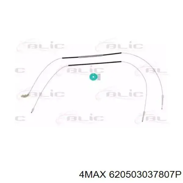 620503037807P 4max Ремкомплект механізму склопідіймача передніх дверей