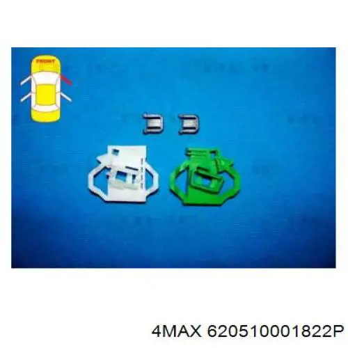 Ремкомплект механізму склопідіймача передніх дверей 4max 620510001822P ціна, від 17.18 USD