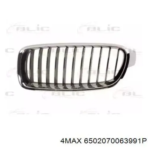 Решітка радіатора ліва Polcar 20D1053 ціна, від 16.96 USD