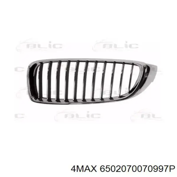 Решітка радіатора ліва 4max 6502070070997P ціна, від 12.67 USD