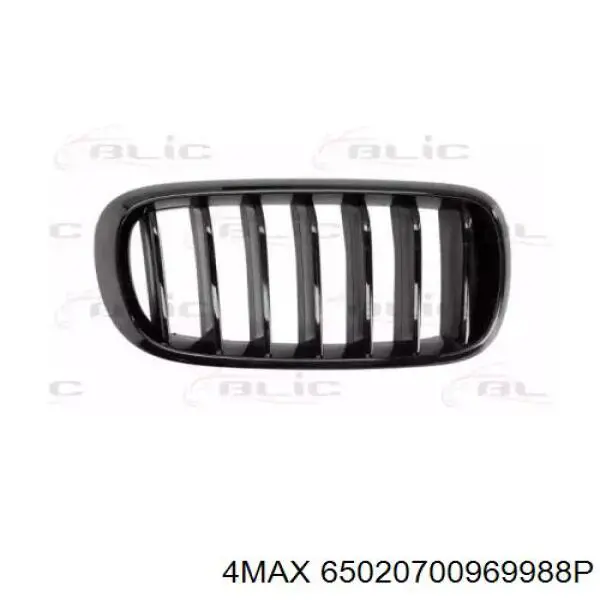 Решітка радіатора ліва 4max 65020700969988P ціна, від 44.33 USD