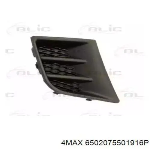 6502075501916P 4max Заглушка, решітка протитуманних фар бампера переднього, права
