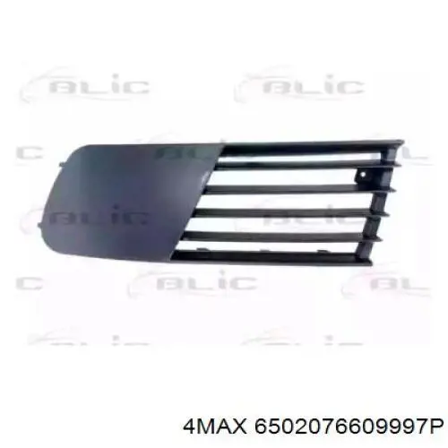6502076609997P 4max Решітка переднього бампера, права